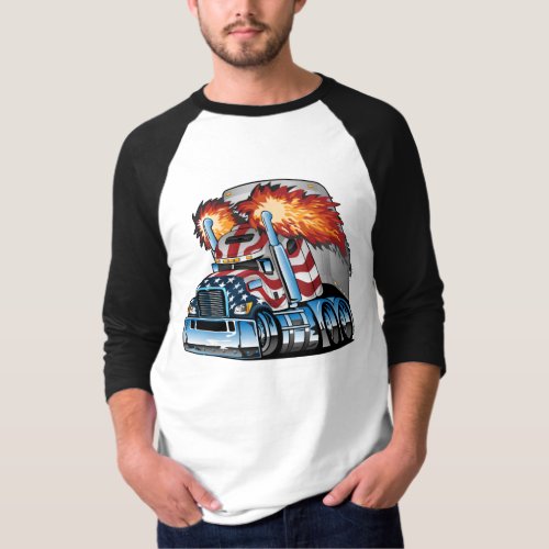 American Trucker  T_Shirt