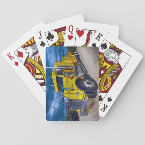 American Trucks Big Rigs Tow Truck Poker Cards