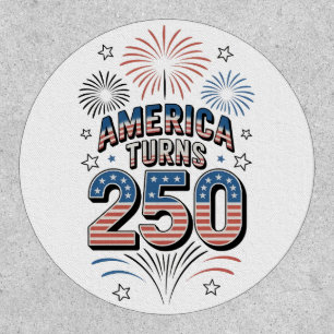 American Turn 250th 4th of July Fireworks Patch