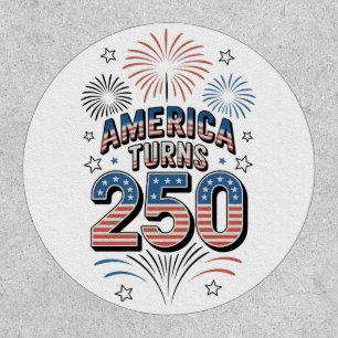 American Turn 250th 4th of July Fireworks Patch