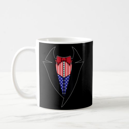 American Tuxedo Funny 4th Of July Independence Day Coffee Mug