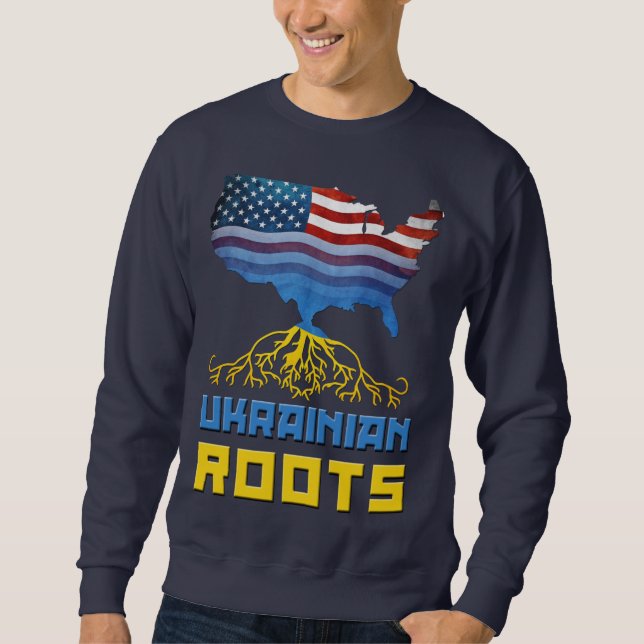 American Ukrainian Roots Sweatshirt (Front)