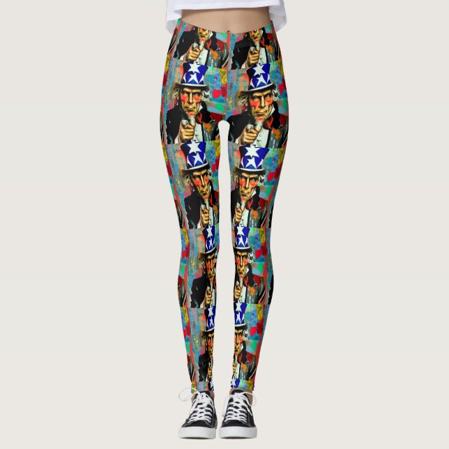 American Uncle Sam Leggings (Front)