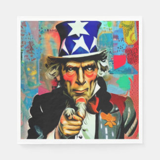 American Uncle Sam Napkins