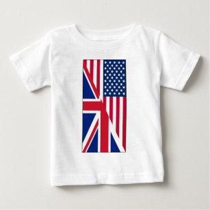 LBJQ9 UK Flag Black and White Newborn Infant Baby Girls Essential Basic Short Sleeve Bodysuit Outfits Clothes