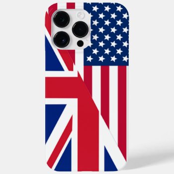 American Union Jack Flag Iphone 14 Pro Max Case by bestgiftideas at Zazzle