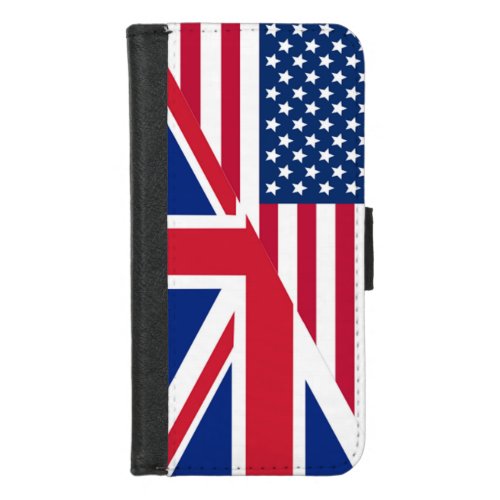 American Union Jack Flag iPhone 87 Wallet Case