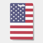 American United States USA Flag Badge