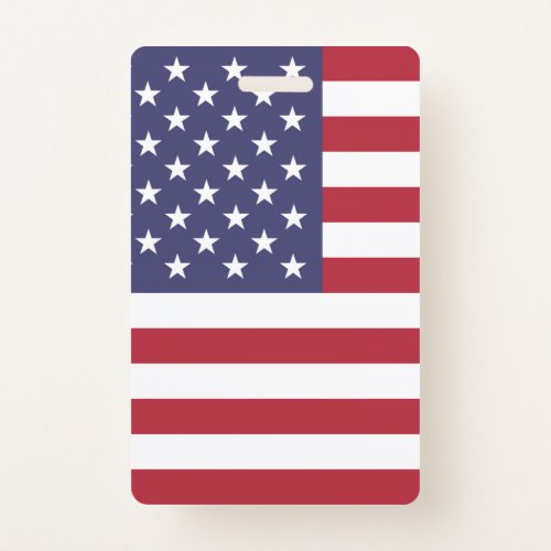 American United States USA Flag Badge