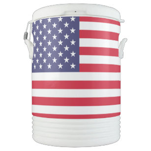 American United States USA Flag Beverage Cooler
