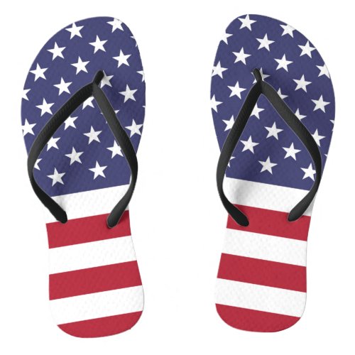 American United States USA Flag Flip Flop - American United States USA Flag Flip Flop