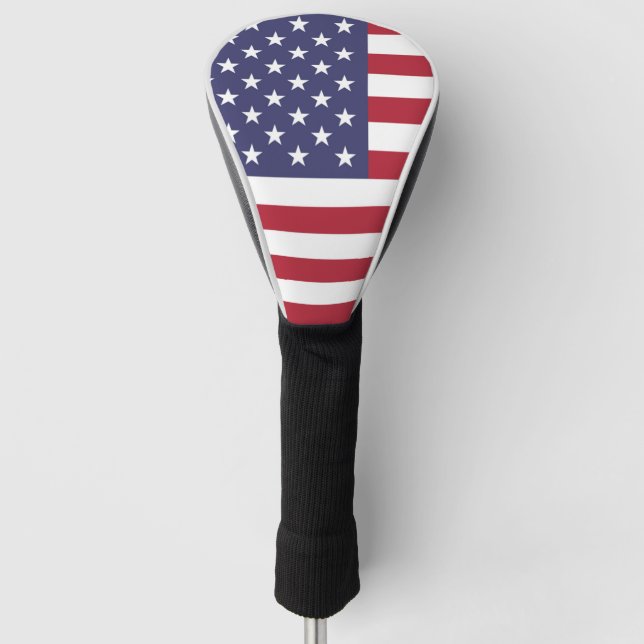 American United States USA Flag Golf Head Cover (Front)