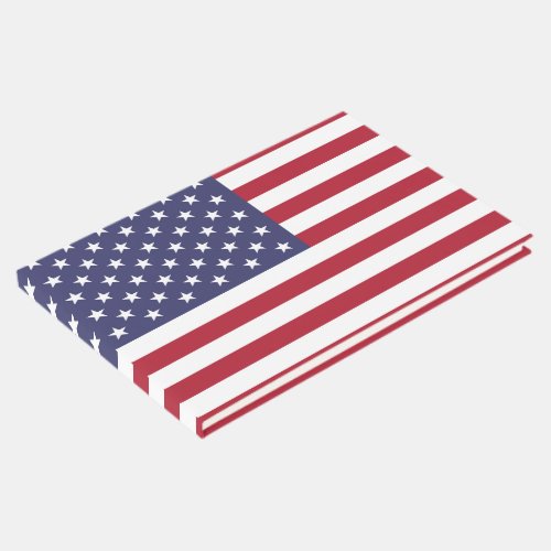 American United States USA Flag Guest Book
