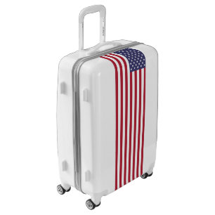American United States USA Flag Luggage