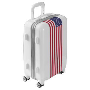 American United States USA Flag Luggage