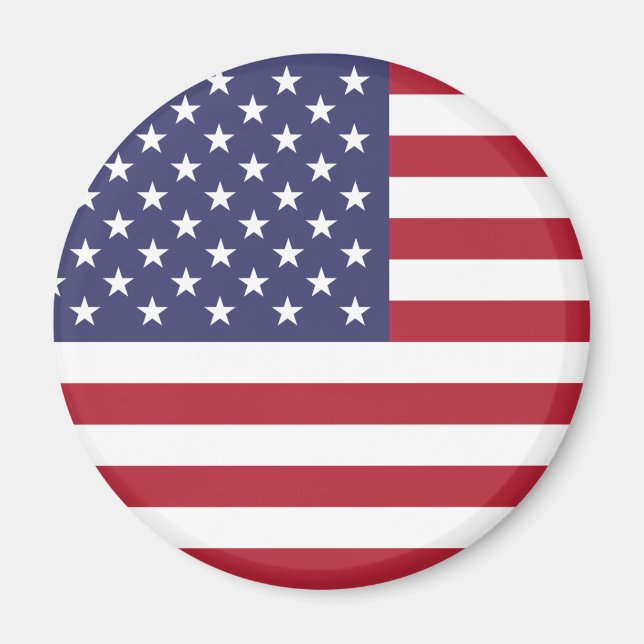 American United States USA Flag Magnet (Front)