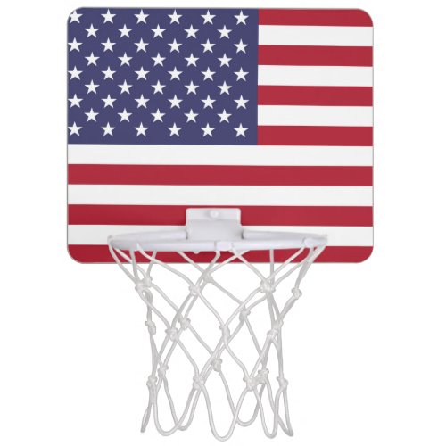 American United States USA Flag Mini Basketball Hoop
