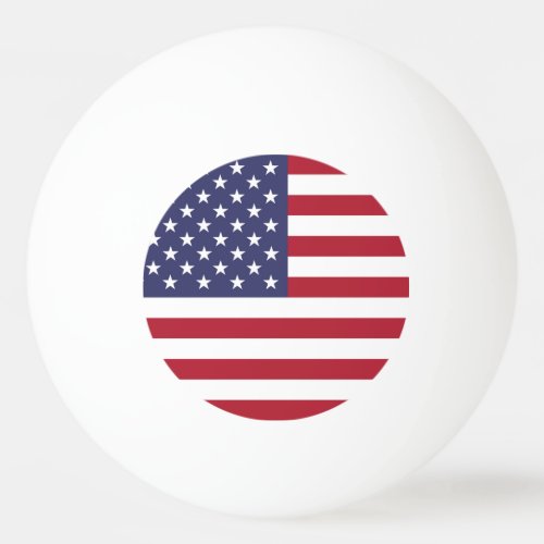American United States USA Flag Ping Pong Ball