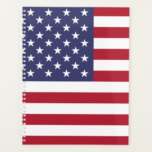 American United States USA Flag Planner