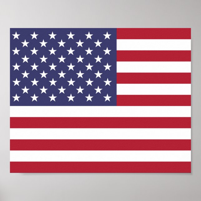 American United States USA Flag Poster (Front)