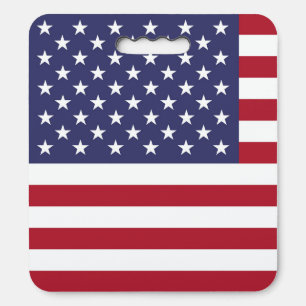 American United States USA Flag Seat Cushion