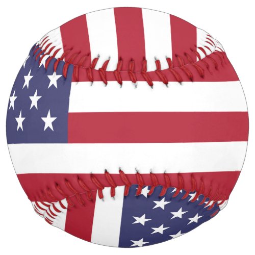 American United States USA Flag Softball