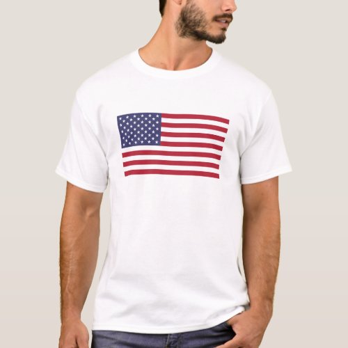 American United States USA Flag T_shirt