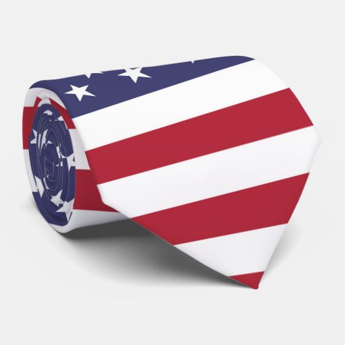 American United States USA Flag Tie