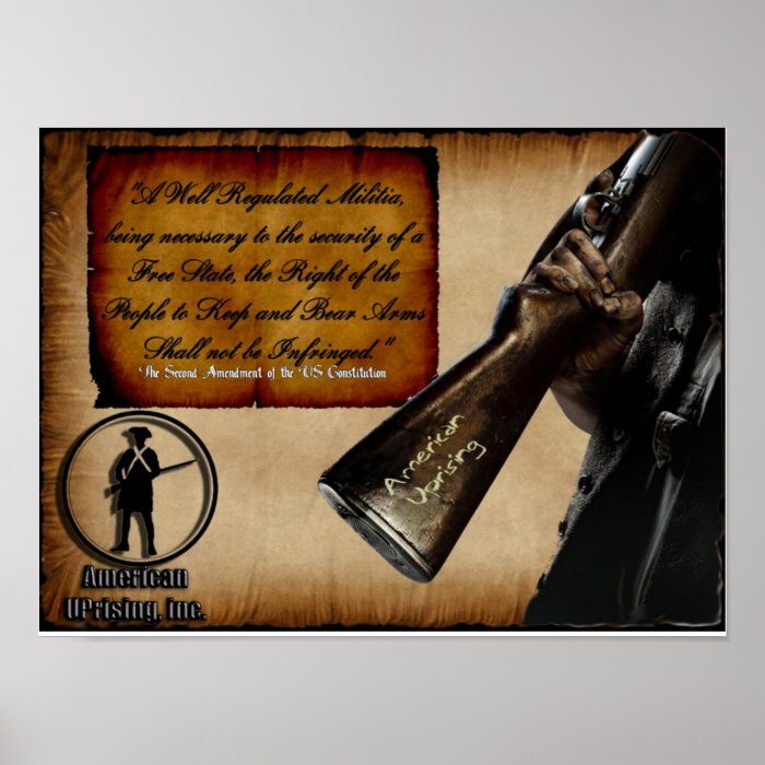 American Uprising 2nd Amendment Poster