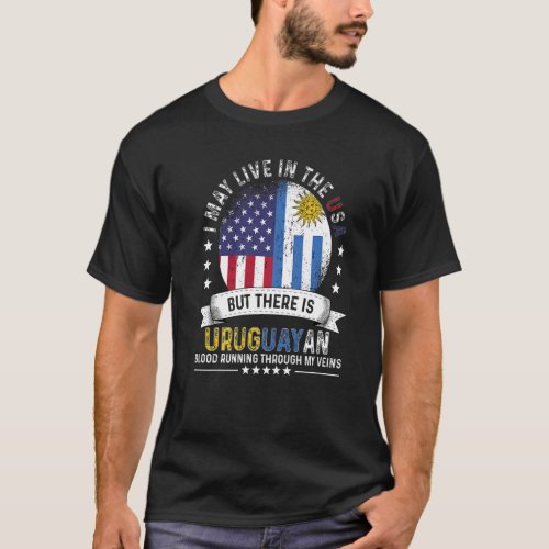 American Uruguayan Home in US Patriot American Uru T_Shirt