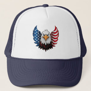American USA Eagle Flag Hat