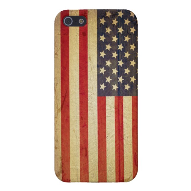 American USA Flag iPhone 5 Case (Back)