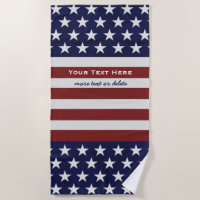 American USA Flag July 4th Patriotic Custom