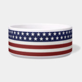 American USA Flag Patriotic July 4th Custom Bowl | Zazzle