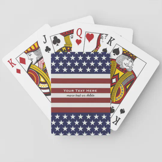 Flags of the Civil War Playing Cards Game Bridge Size Deck USGS Custom New