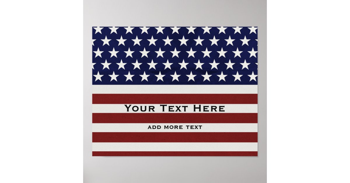USA Veterans Day Background. Abstract Grunge Brushed Flag With