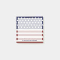 American USA Flag Patriotic July 4th Custom Text