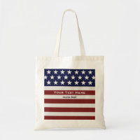 American USA Flag Patriotic July 4th Custom