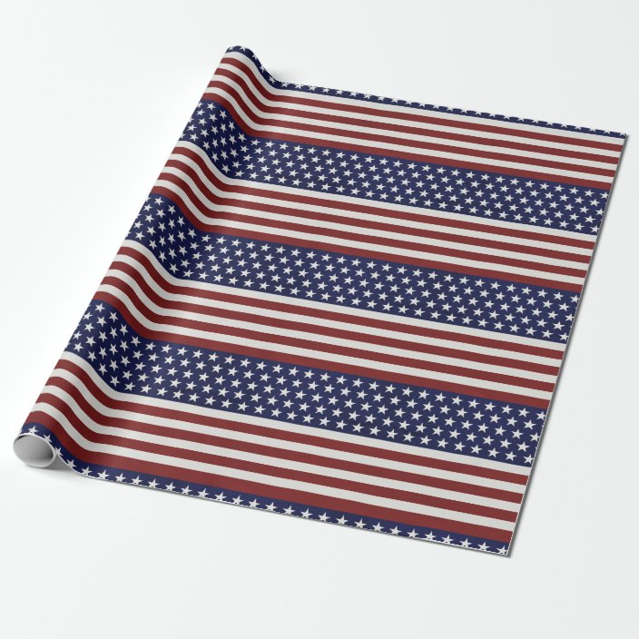 patriotic wrapping paper