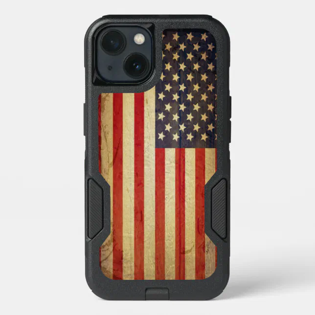American USA Flag patriotic Otterbox iPhone Case | Zazzle