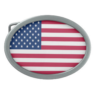 American USA Flag Pride Design-76353 Belt Buckle