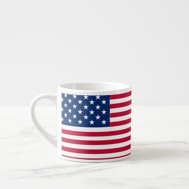 American USA Flag Pride Design-76353 Espresso Cup (Left)
