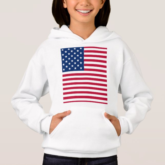 American USA Flag Pride Design-76353 Hoodie (Front)