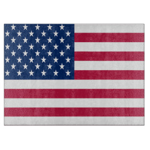 American USA Flag Pride Design Cutting Board