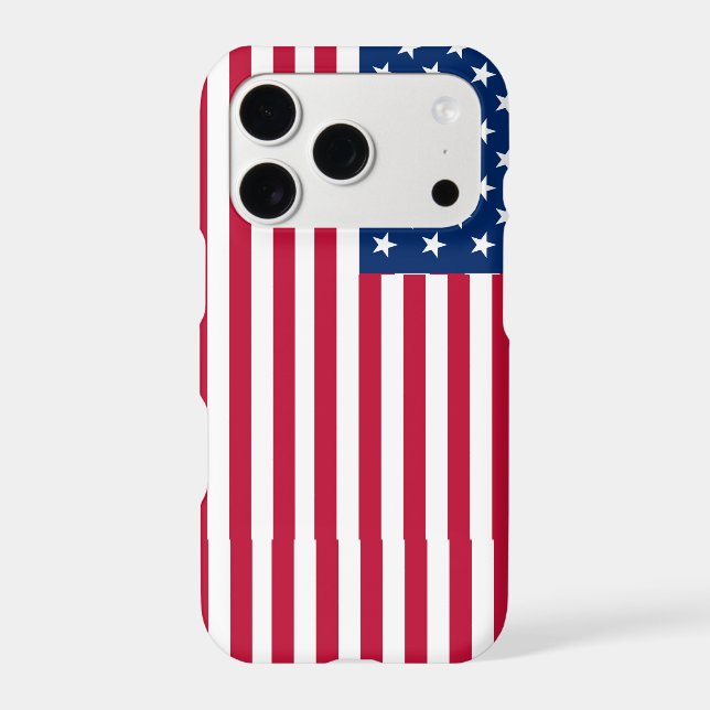 American USA Flag Pride Design Iphone Case (Back)