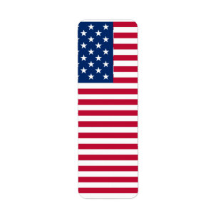 American USA Flag Pride Design Label