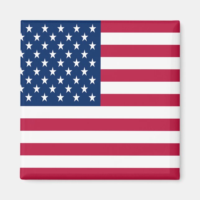 American USA Flag Pride Design Magnet (Front)