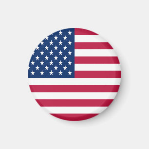 American USA Flag Pride Design Magnet
