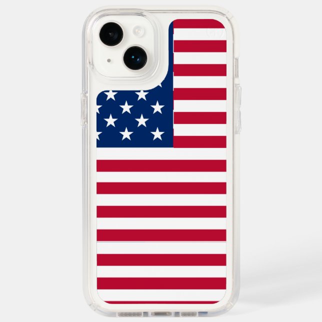 American USA Flag Pride Design Speck iPhone Case (Front)
