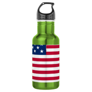 American USA Flag Pride Design Stainless Steel Water Bottle